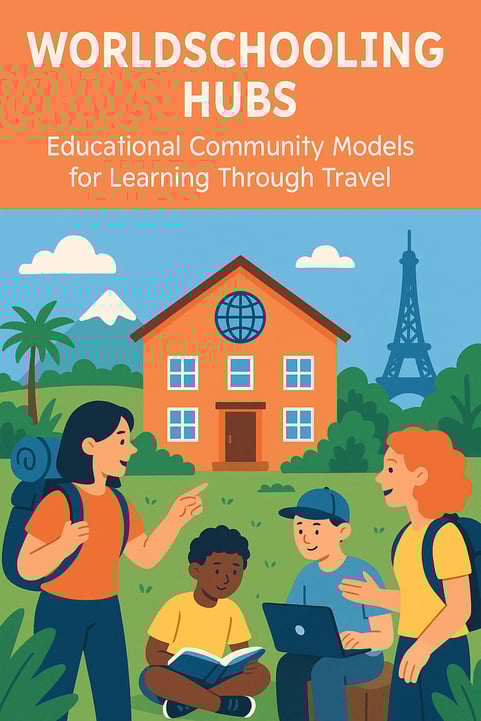 infography worldschooling hubs